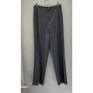 Lafayette 148 Wool Silk Trousers – Black & White – Size 8 – Classic Workwear